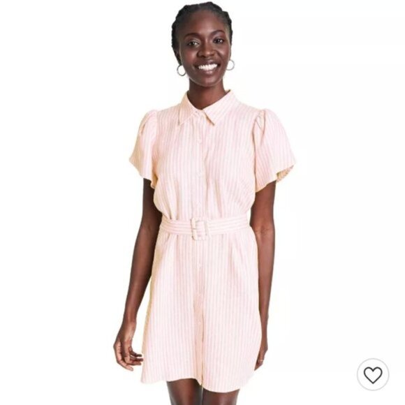 Alexis x Target - Striped Tulip Sleeve Shirtdress - Picture 3 of 4